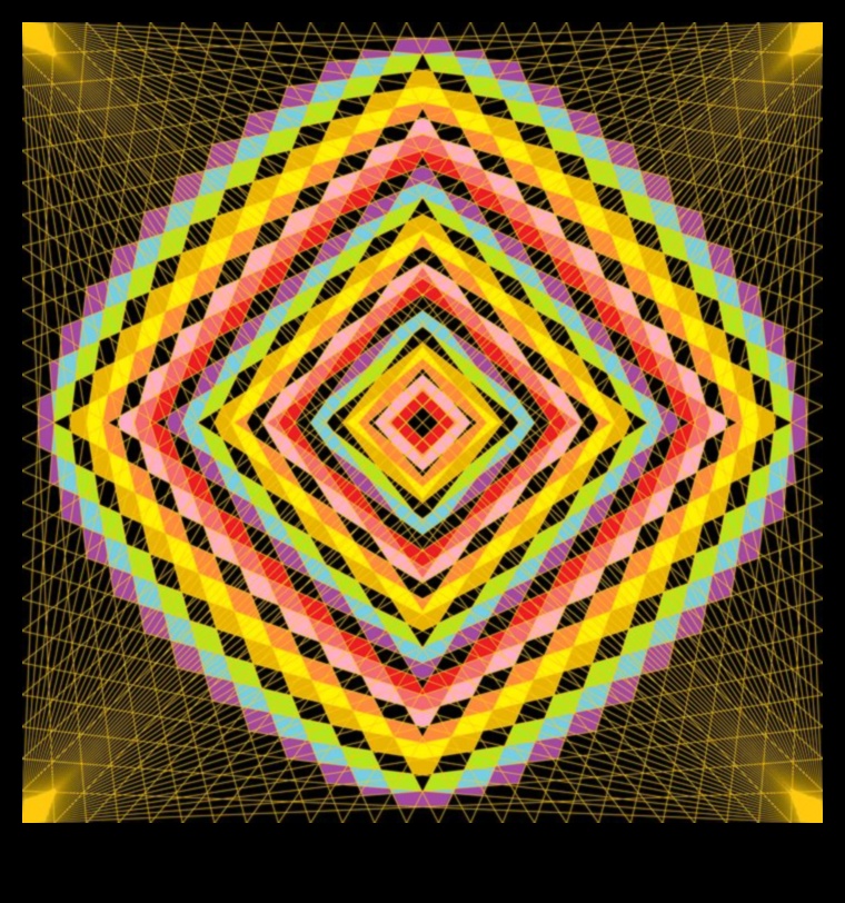 Vizuālais ātrums: abstraktās mākslas enerģiska kustība uz audekla