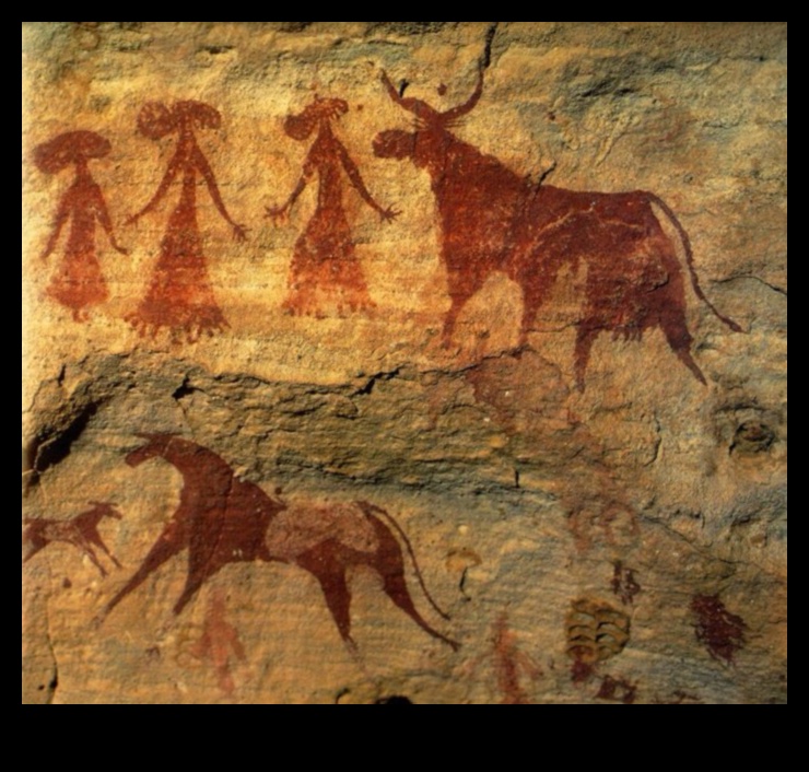 Akmens laikmeta stāsti: stāsti aizvēsturiskos alu gleznojumos