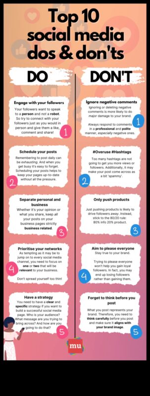 10 ko drīkst un ko nedrīkst sociālo mediju mārketingā uzņēmumiem
