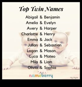 Žilbinoši dueti: papildu dvīņu mazuļu vārdi