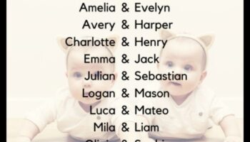 Žilbinoši dueti: papildu dvīņu mazuļu vārdi